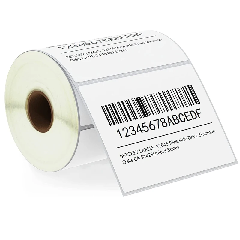 4x6 shipping labels Of Customized Thermal Sticker Paper Synthetic Packaging Label Online business Shipping Label
