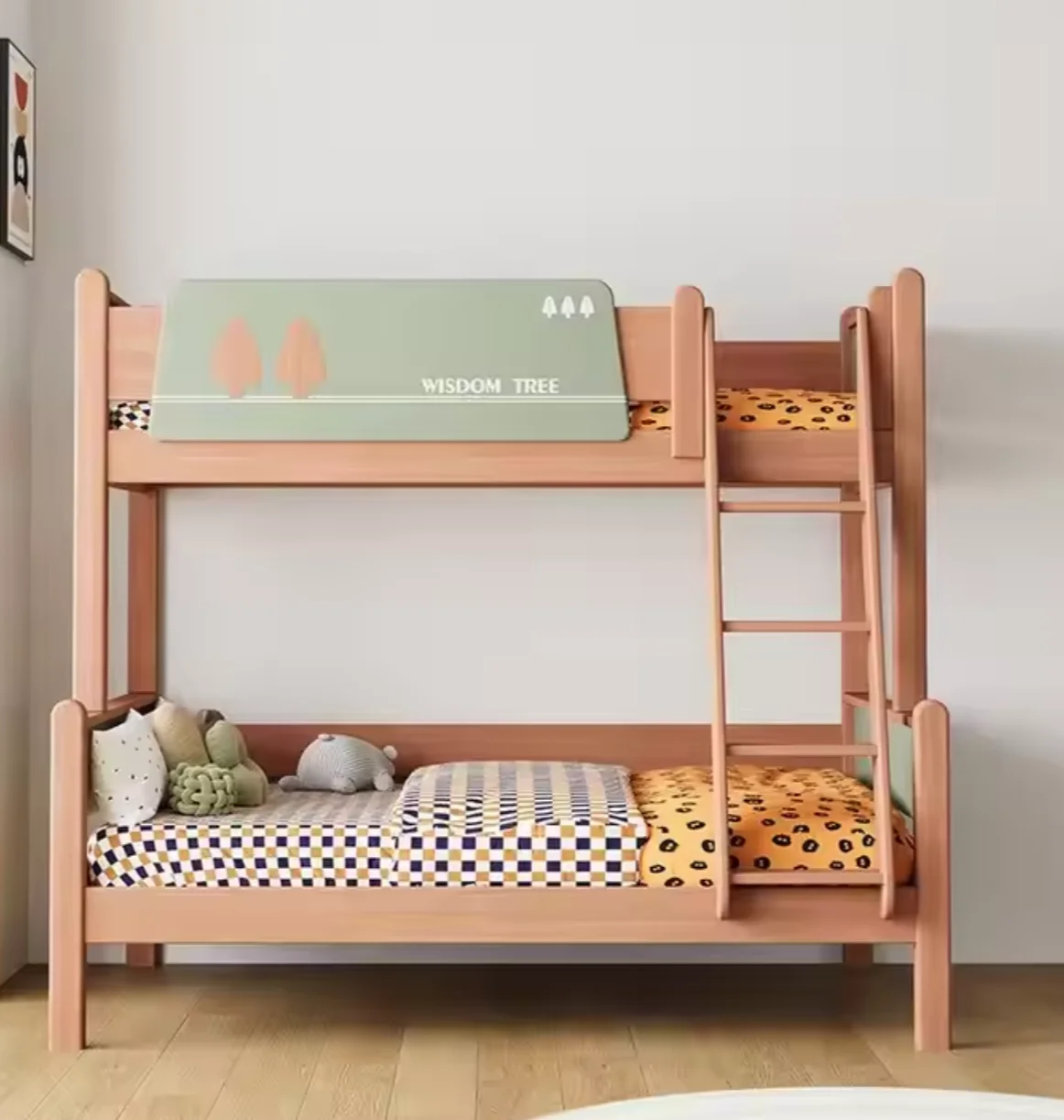 #*s for Solid Wood Children's Bed Boys Girls Bunk Bed Small Apartment Adult High-Low Mother Child Bedroom Furniture