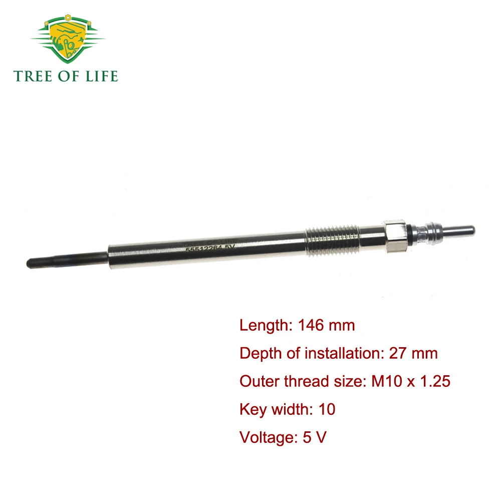 

Glow Plugs 5V For VAUXHALL ASTRA VII B16 INSIGNIA Mk II Z18 1.5 CRDI/CDTi 2019 2020 2021 2022-2025 55512264 5011725230