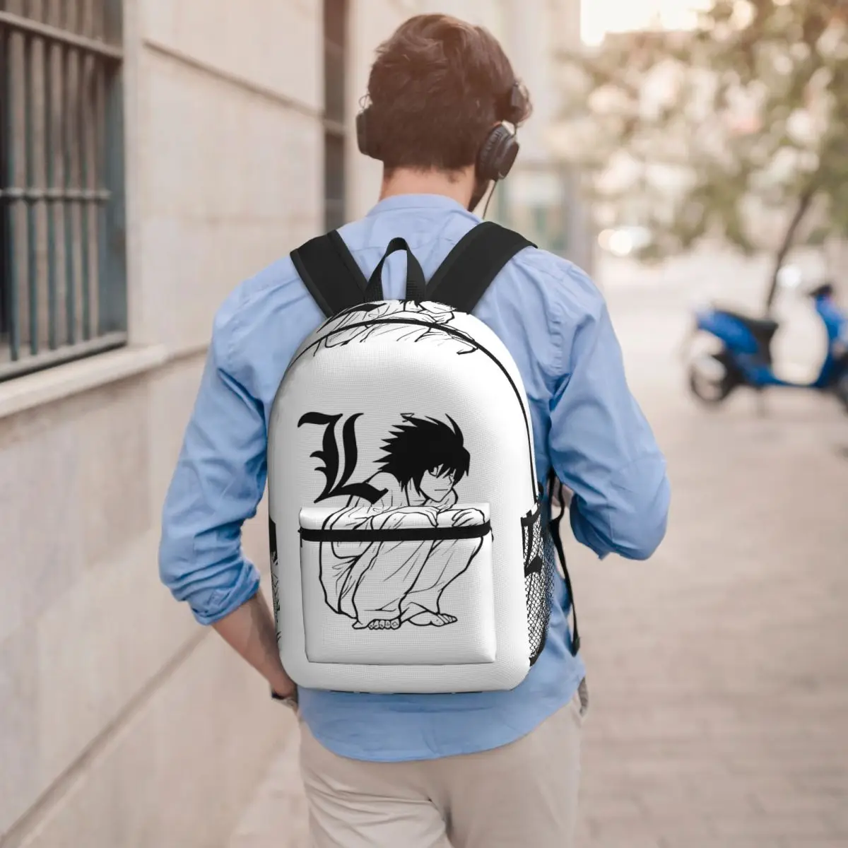 The Detectives Silence Backpack Student BookBag Kids School Bag Computer Shoulder Bags for Men Women