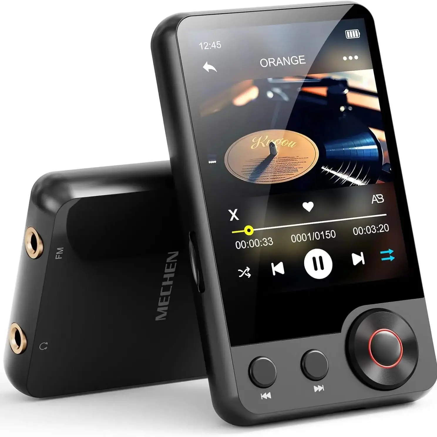 MECHEN 64GB/128GB MP3 プレーヤー、Bluetooth 5.3 搭載、2.4 インチ