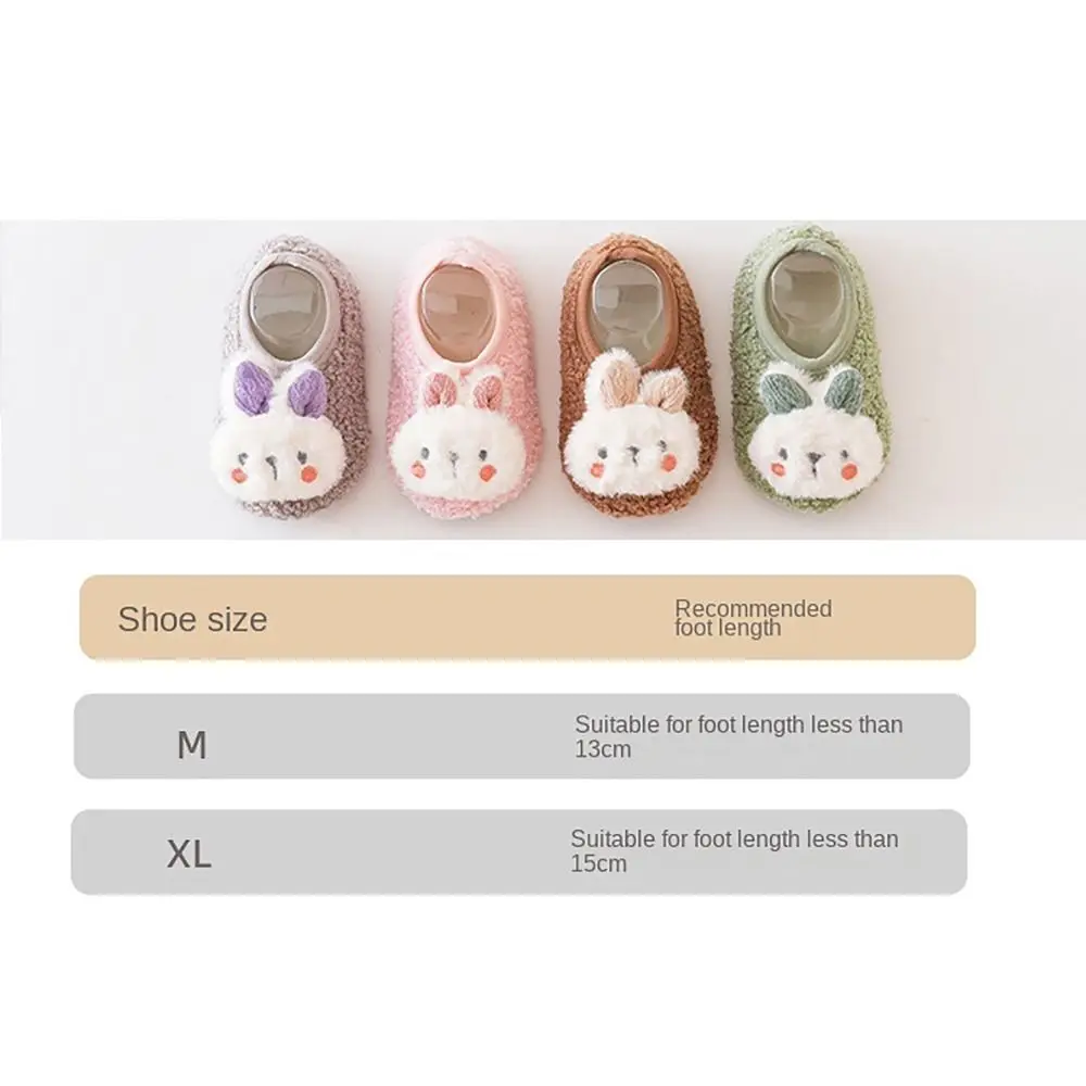 Baby Socks Winter Baby Boy Girl Booties Fluff Soft Toddler Shoes First Walkers Anti-slip Warm Newborn Infant Crib Shoes Moccasin