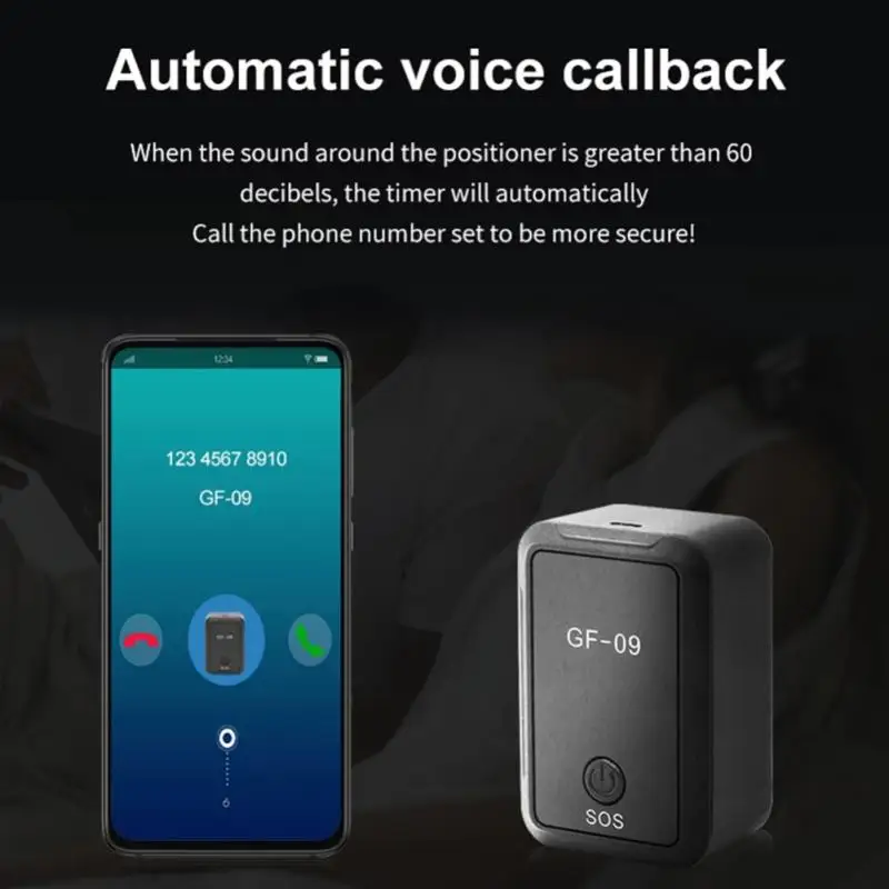 1~8PCS Mini GPS Tracker Security Protection Anti-theft Portable Trackers Precision Locator Anti-Lost Recording Tracking Device