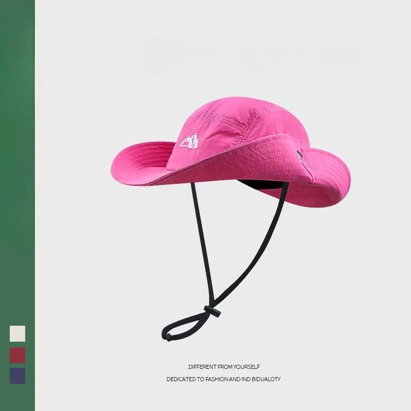 قبعة دلو أمريكية عصرية متباينة الألوان لعام 2025 - للجنسين، سريعة الجفاف ومسامية لتسلق الجبال والحماية من الشمس