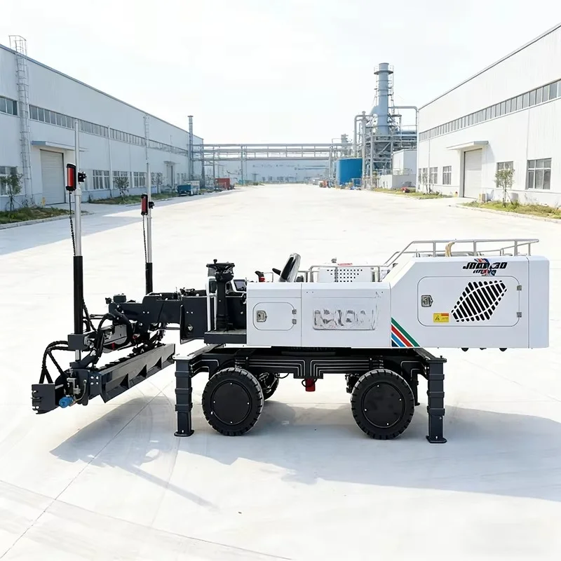 Customized Concrete Laser Screed-Motor-Driven Telescopic Boom Laser Leveling Machine Concrete Vibrator Reach Length 6000mm