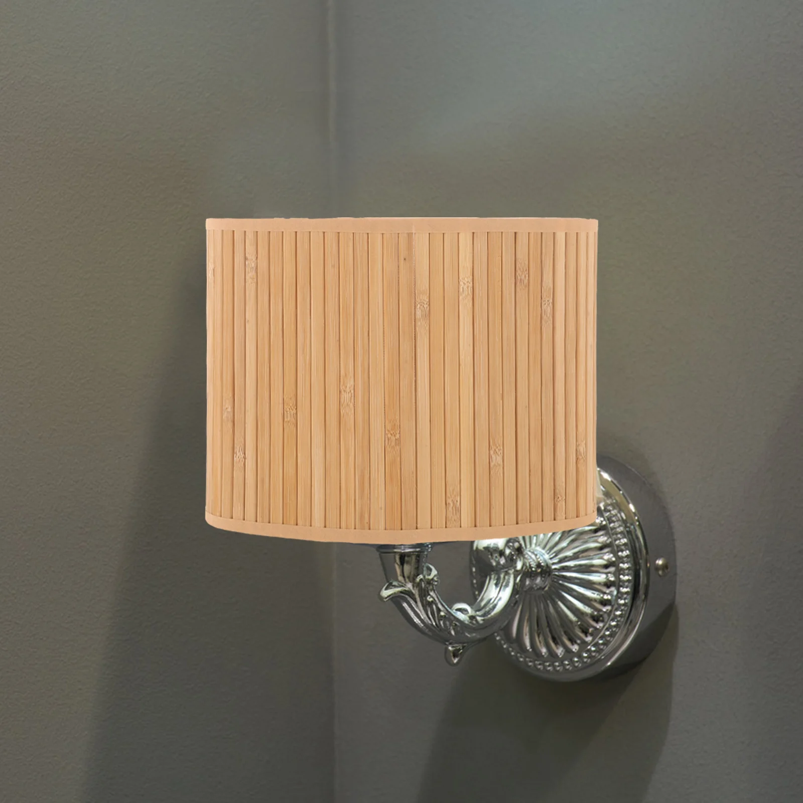 

Bamboo Woven Lamp Shade Oval Small Drum Light Cover For E27 E14 Tea Room Bar Hotel Decor Table Floor Ceiling Replacement