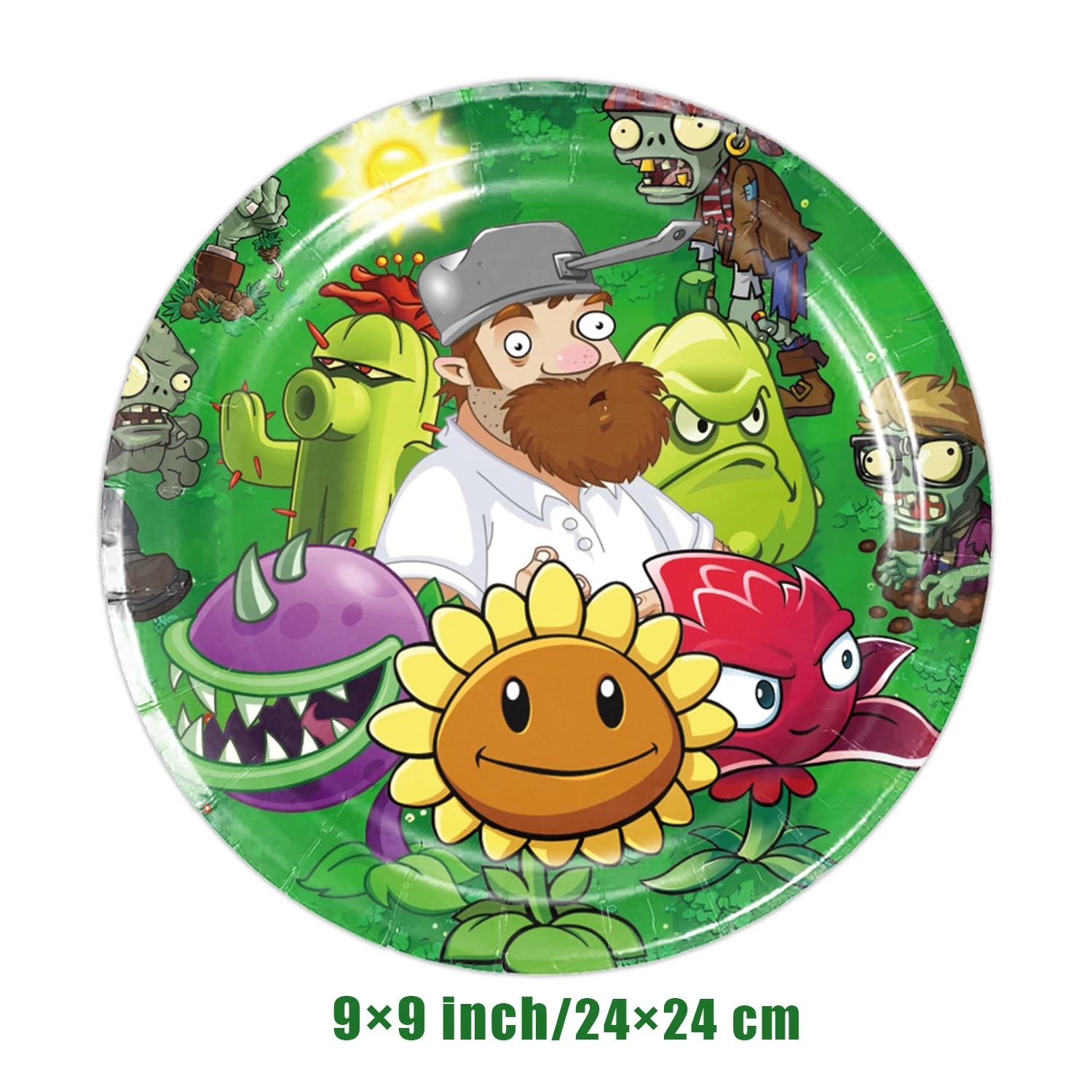 116Pcs Plants vs. Zombies Birthday Party Decoration Balloon Plate Cup 2Tablecloth Cake Topper Kids Favors Game Theme Baby Shower