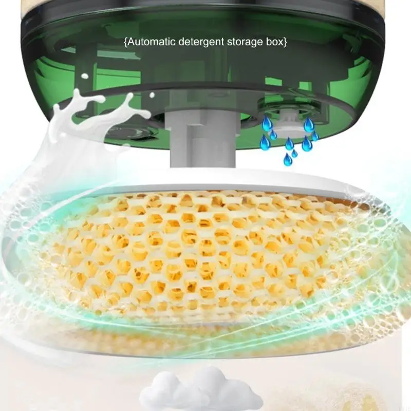 U1JE 충전식 식기 세척기 휴대용 보울 세탁기 무선 청소 공연 고효율 청소를위한 작은 크기