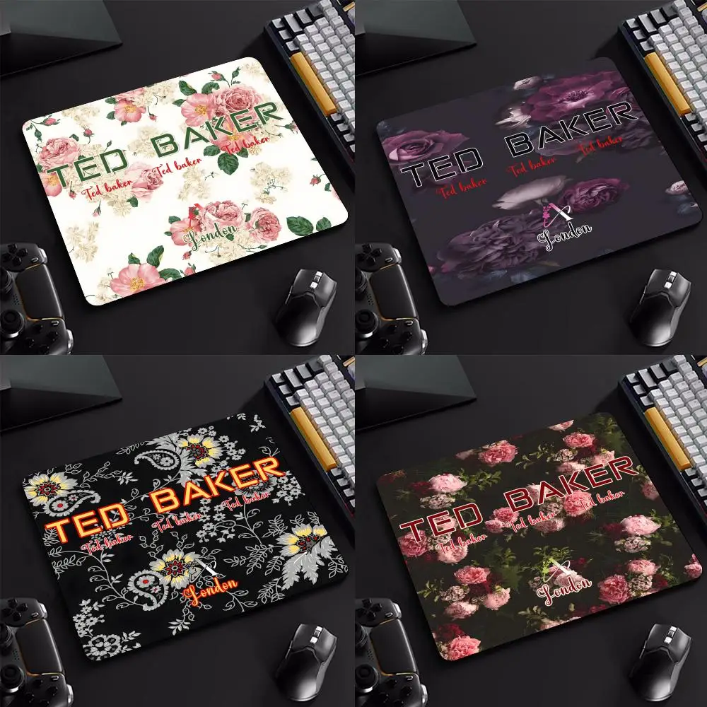 F-Flower Teds D-Design-Bakers Mouse Pad Cartoon rubber Small mouse pad desktop computer office keyboard e-sports ROGs game mouse