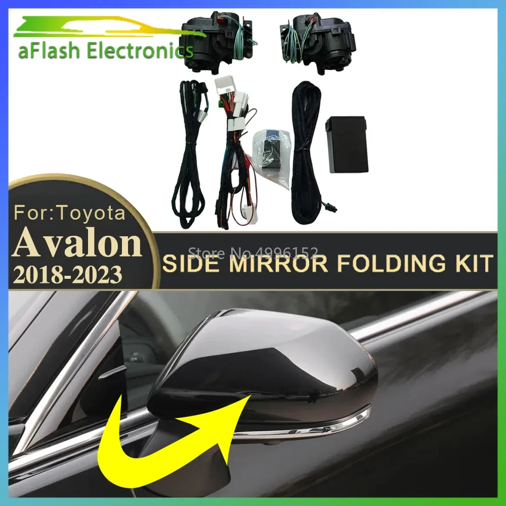 For Toyota Avalon 2018-2023 Car Side Mirror Folding Kit Rearview Mirror Folding Motor Engine Electric Power Mirror Fold System