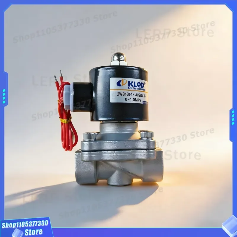 2WB-15 Stainless Steel Flow Control Valve Industrial Precision Regulator for Fluid Gas System High Pressure Durable Component