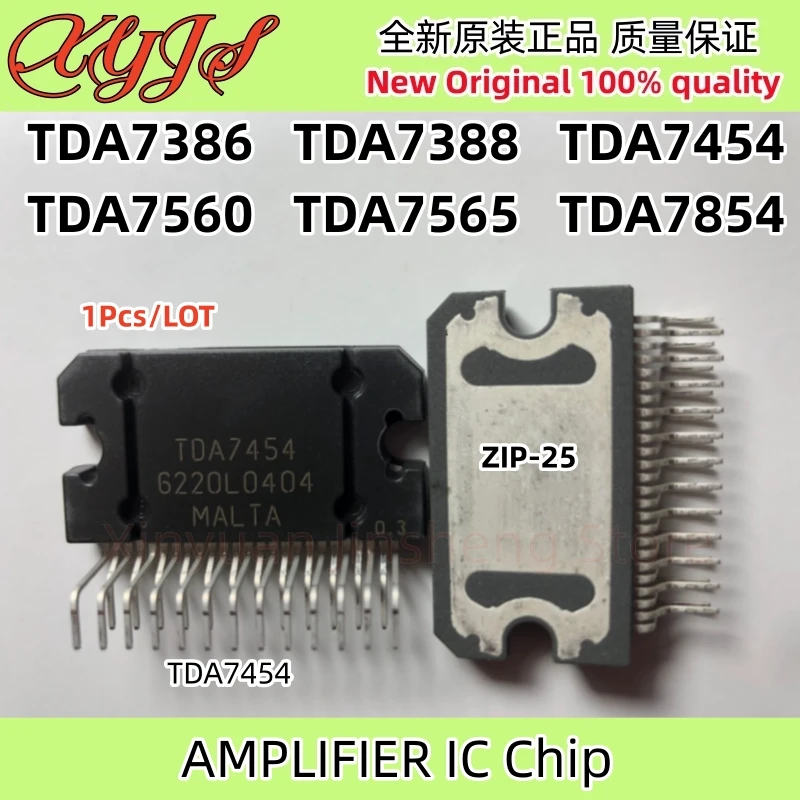 1Pcs/LOT AMPLIFIER IC Chip TDA7386 TDA7388 TDA7454 TDA7560 TDA7565 TDA7854 ZIP-25 Original New 100% Quality