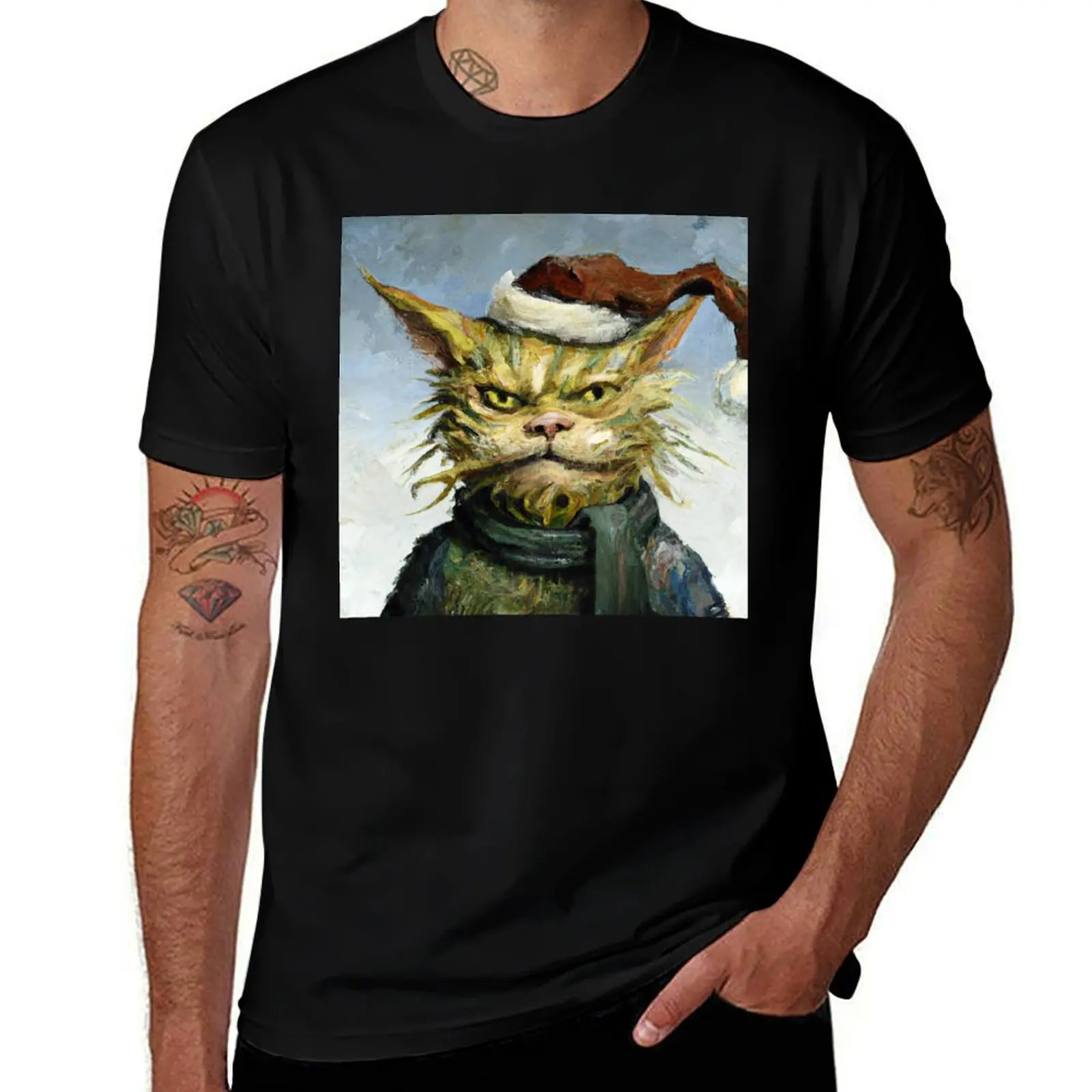 Grinch cat of Christmas T-Shirt boys animal print custom shirt plain outfits for men