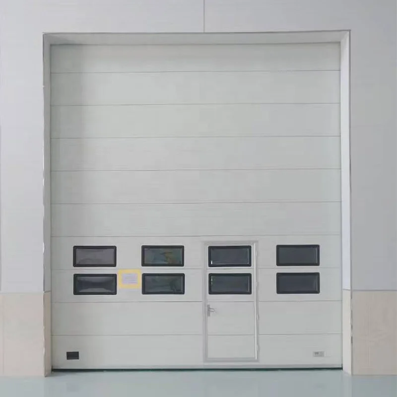 CE Approved New Design Automatic Insulated Garage Industrial Sectional Overhead Door