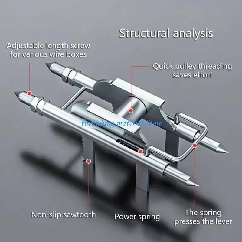 

Y5GD Wire Guide Tool Metal Cable Threading Aid Cable Threading Aids Wire Pulling Tool