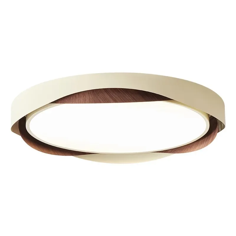 

Full spectrum, Japanese style, walnut color bedroom light, retro, wabi-sabi, study room ceiling light