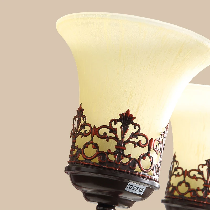 American Style Rural Pendant Lamp Retro Nostalgic Living Room Chandeliers Simple Dining Kitchen Lights Creative Personality