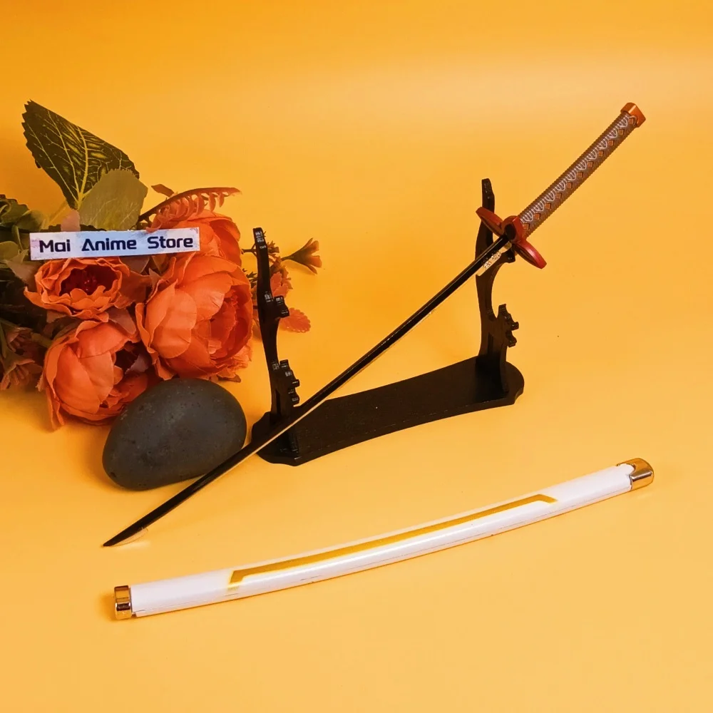10 بوصة أنيمي شيطان القاتل كاتانا Giyuu المعادن شينوبو النينجا سكين السيف الأصلي سيف ساموراي الحجم الحقيقي اليابانية كاتانا لعبة هدية #1