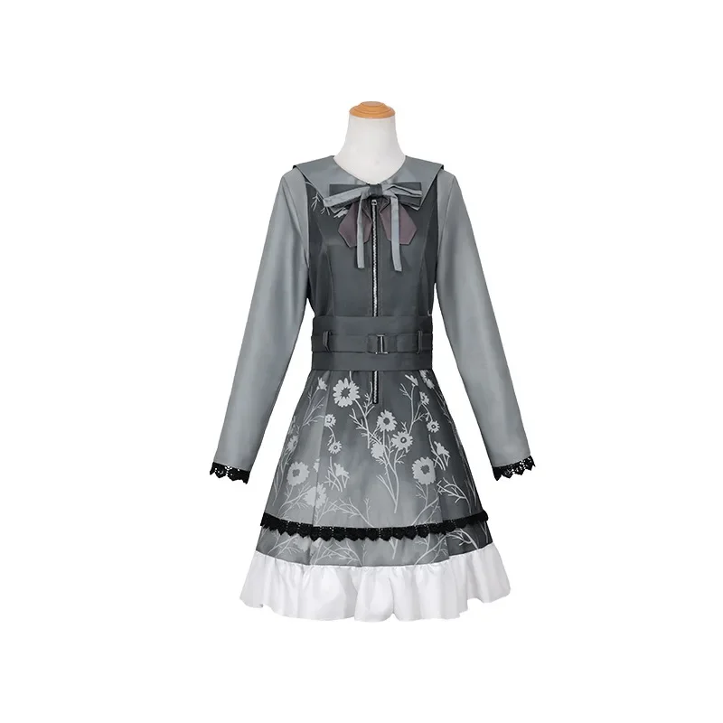 4 stks Yoisaki Kanade Cosplay Anime Project Sekai Kleurrijke Stage Feat Kostuum Uniform Vrouwen Capuchon Jurk Outfits voor Party Set