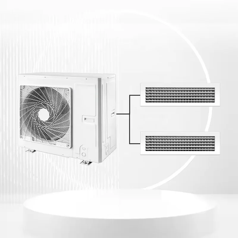 24000BTU Multi Zone Split DC variable frequency ducted central air conditioning sytstem for commercial