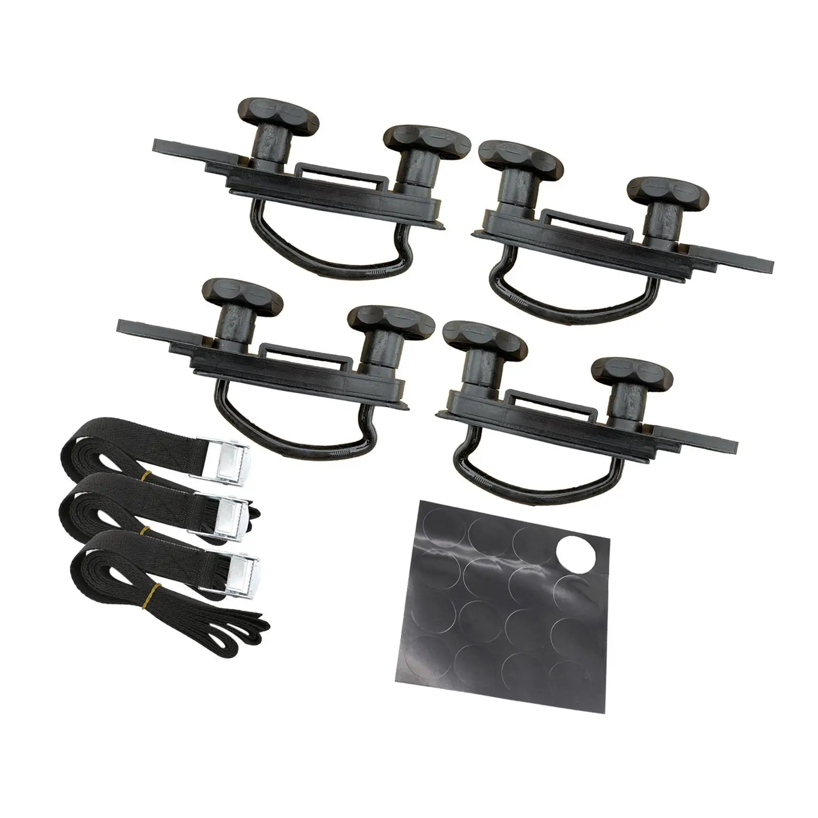 Heavy Duty Car Roof Rack U Bolt Clamp Set Sturdy Luggage Carrier Attachment for Cargo Storage