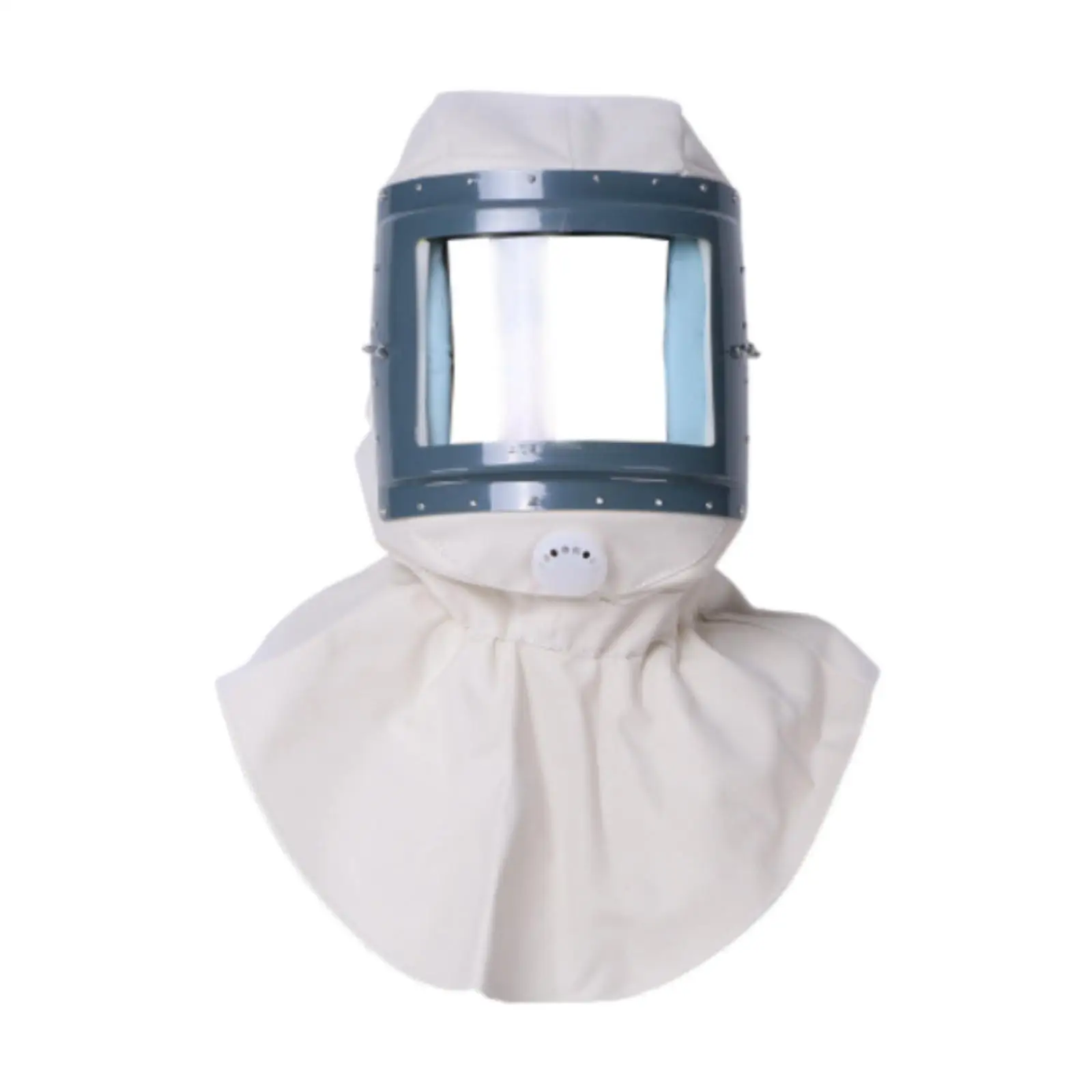 Sand Blast Hood Cap Dustproof Equipment Shawl Sandblasting Protective Gear Mask for Spraying Sandblasting Equipment DIY Painting