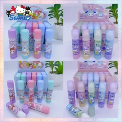 New Cartoon Sanrio Glue Stick Solid Glue 24pcs Boxed Portable Glue Stick For Students School Supplies Wholesale