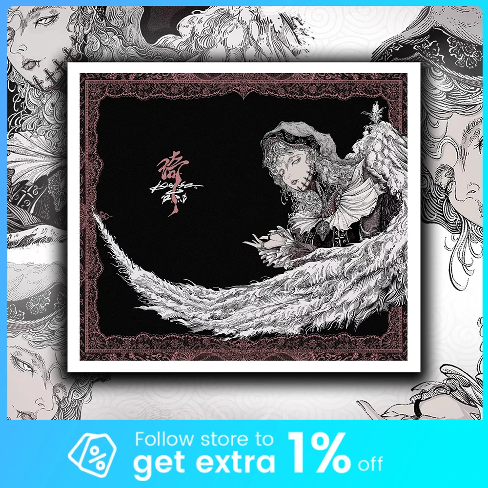 

Haofengqi E-sports Feather Gaming Mousepad FPS Smoothness Medium Control Mouse Pad Skidproof For APEX PUGB CSGO Valorant