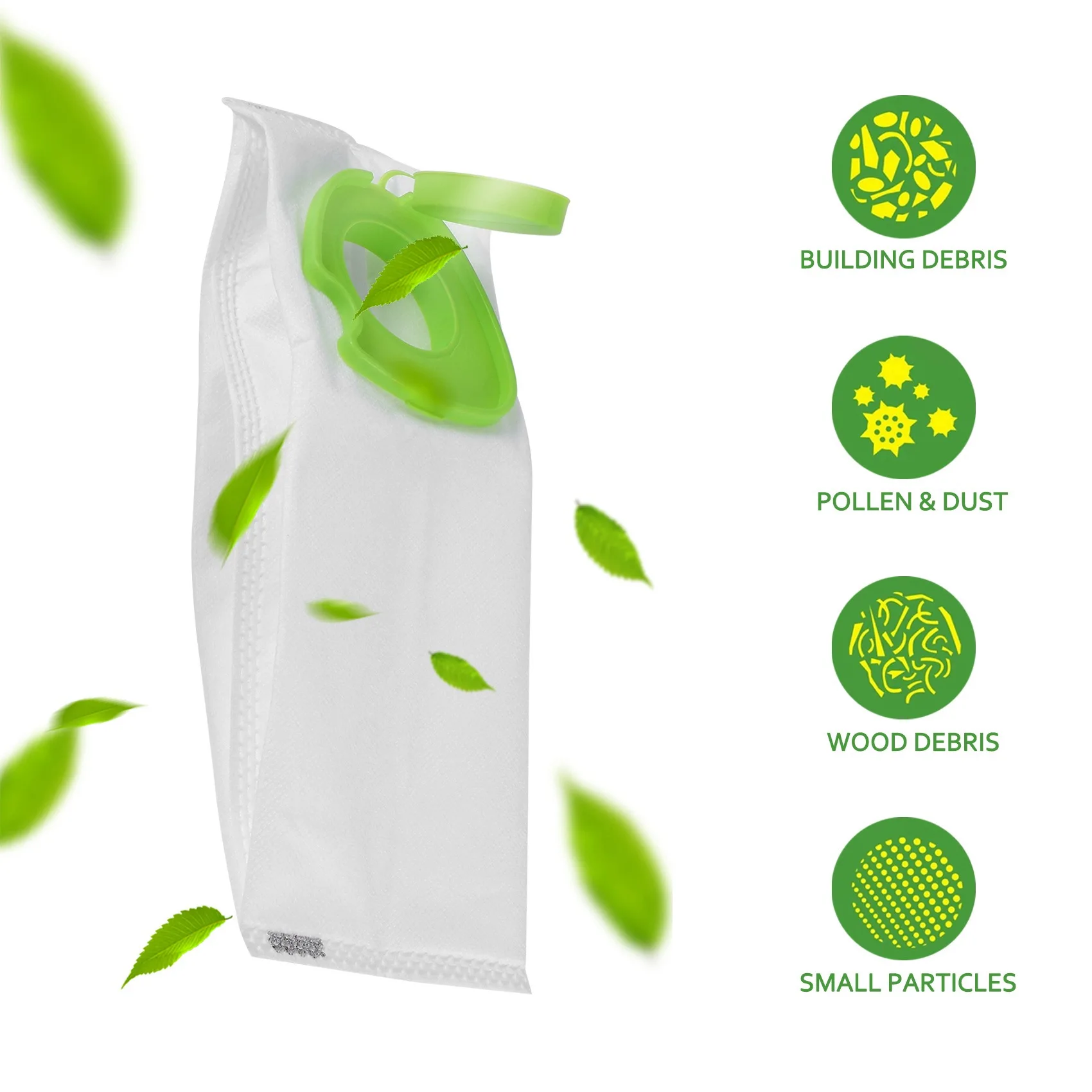 15 Pcs Vacuum Cleaner Accessories Dust Bags Cleaning Bag Replacement Parts Fit for Gtech Pro ATF301 Vacuum Cleaner