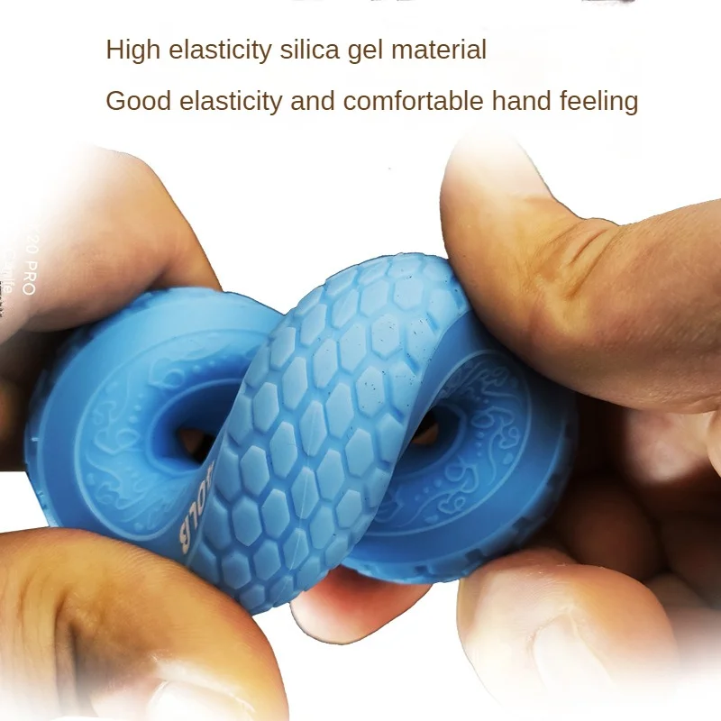 Strength Rehabilitation  Hand Grip Gripping Ring Silicone Portable Carpal Expander Finger Trainer Grip Stress Ring Ball Exercise