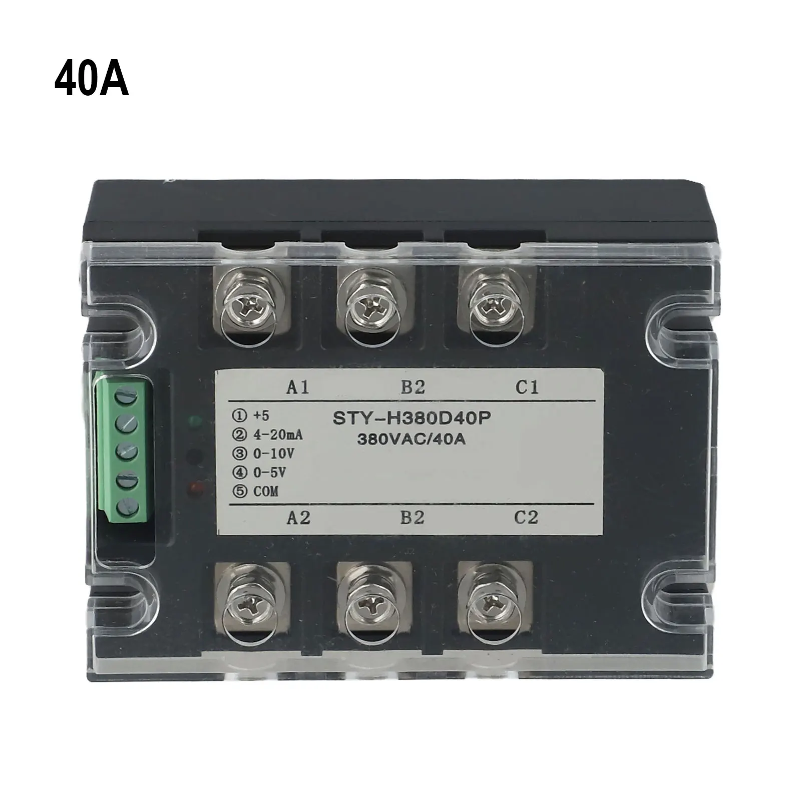

380V Voltage Regulator Three-Phase Voltage Regulator 10K Potentiometer Fast Heat Dissipation High Shock Resistance
