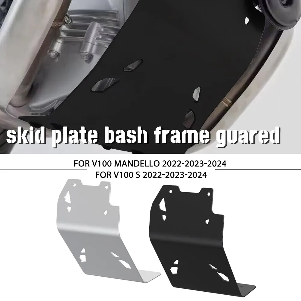 2024 2023 2022 Motorcycle Engine Frame Protector Cover Guard Skid Plate FOR Moto Guzzi V100 Mandello / S V100S bash frame Guard