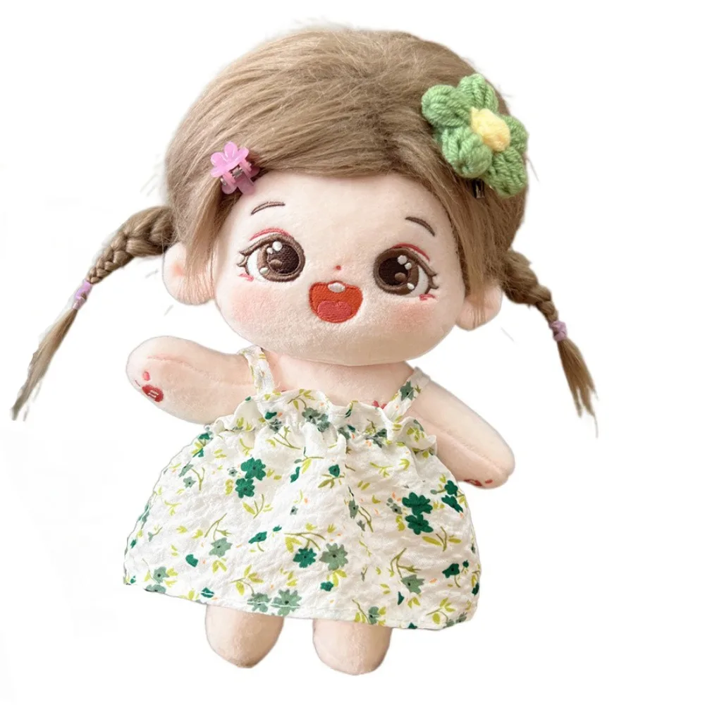 DIY الملابس القطن دمية فستان فستان تنورة حلوة 20 سنتيمتر ملابس دمى القطن فستان بتصميم بدلة المعبود الدمى تنورة إكسسوارات دمي