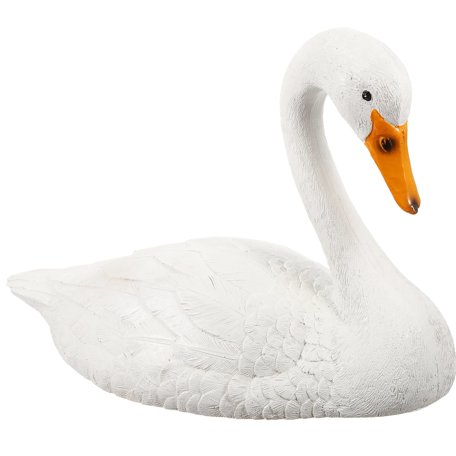 Home Decor Floating Swan Simulation Water Artificial Decorations Statue Adorable White Garden Ponds