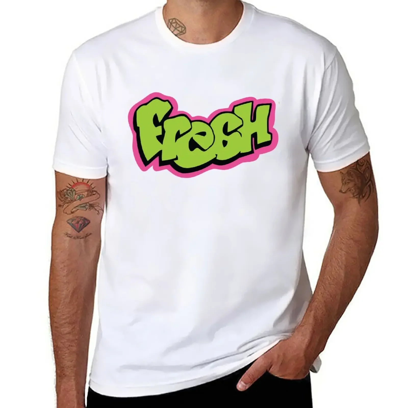 

Fresh graffiti T-Shirt cute clothes Blouse mens champion t shirts