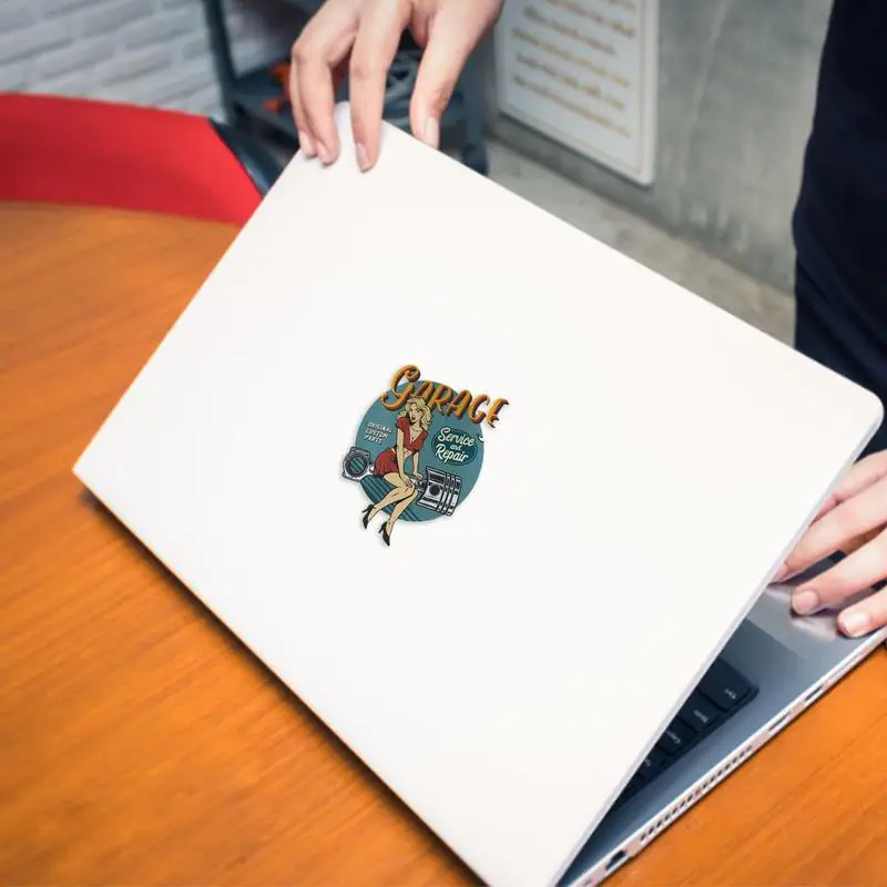 Calcomanías de sombrero de motocicleta, pegatinas automotrices, calcomanías de coche de mujer Sexy, pegatinas divertidas para coche, pegatinas de Motocross