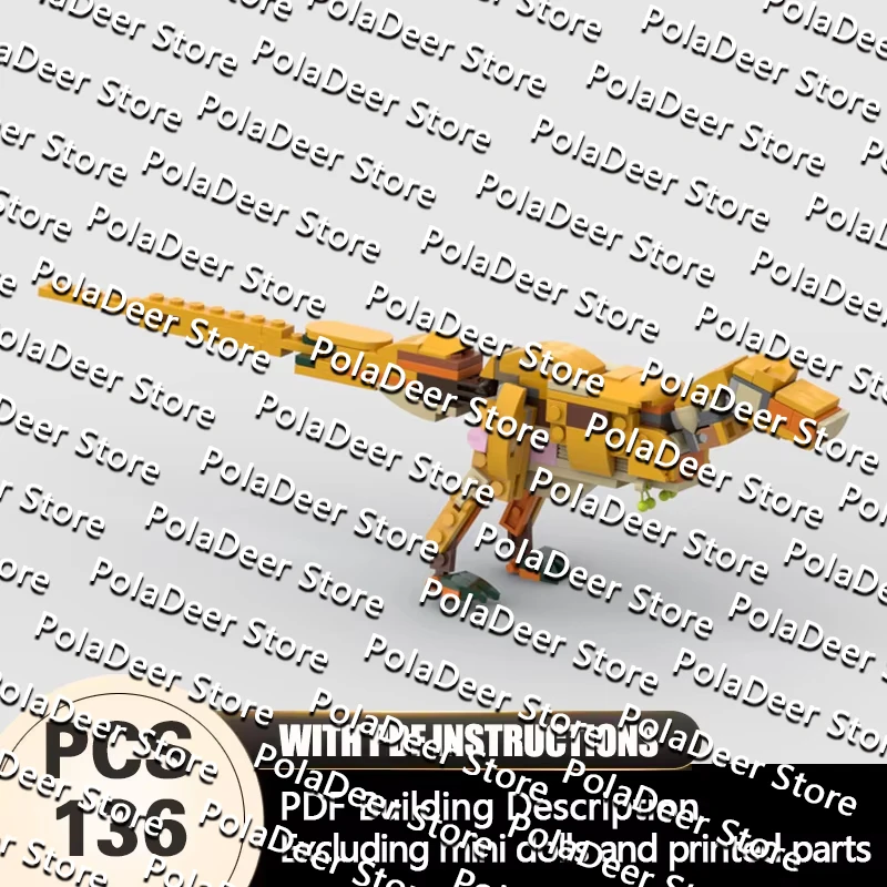 QWERT Creators Animal Series Model MOC Building Bricks Tyrannosaurus Rex Modular Technology Gifts Holiday Assemble Children Toys