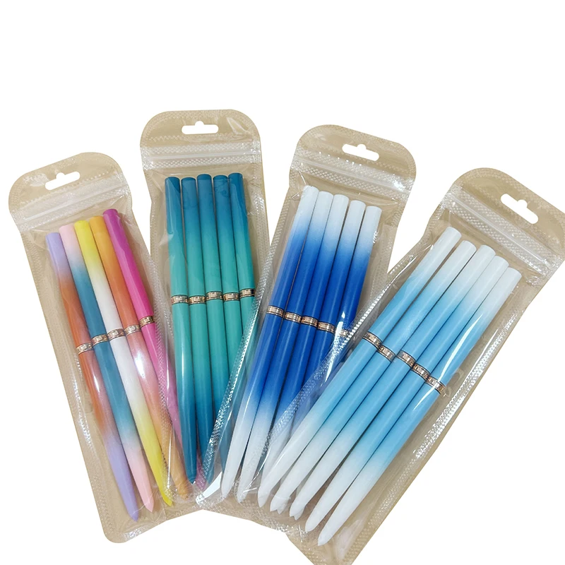 5 Stuks Nail Art Pennen Detail Liner Brush Nail Gereedschap Lange Lijnen Tekening Liner Brush UV Gel Polish Schilderen Maten 5/8/12/20/25mm