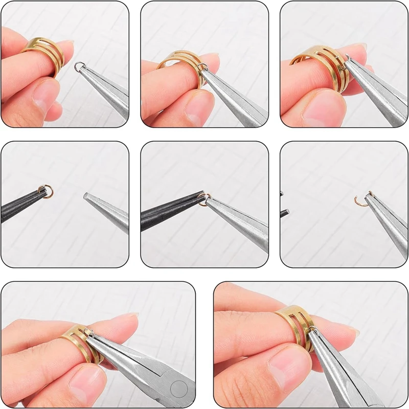 Jewelry Making Tools DIY Jewelry Pliers Set Includes Needle Nose Pliers Round Nose Pliers Bent Nose Pliers Wire Cutter