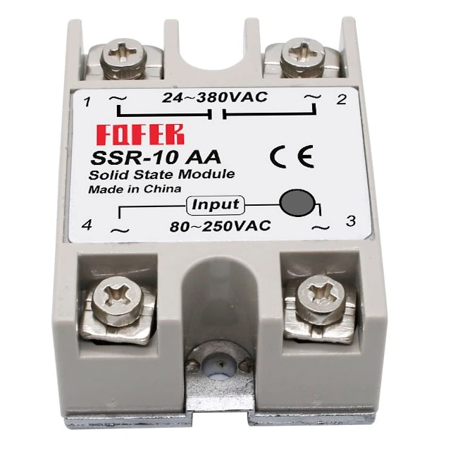 LCTC 1 قطعة مرحل الحالة الصلبة مرحلة واحدة عدم الاتصال SSR تيار مستمر إلى تيار مستمر التيار المتناوب تيار مستمر إلى التيار المتناوب 24-380VAC 10A 25A 40A 50A 60A 80A 100A