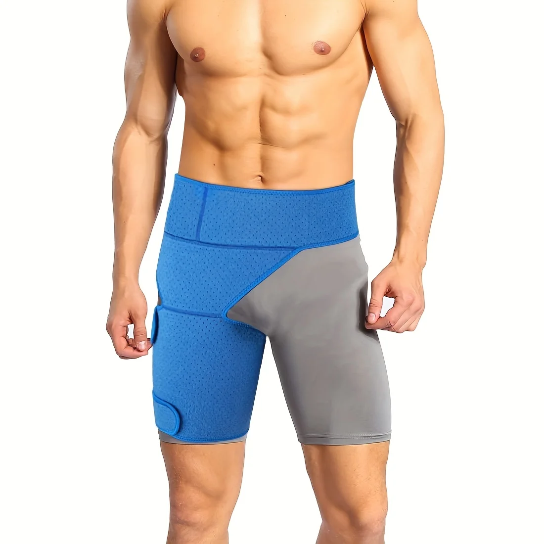 

Hip joint support for relieving sciatica pain - compression wrap suitable for sciatic nerves, hip fleas, thigh straps