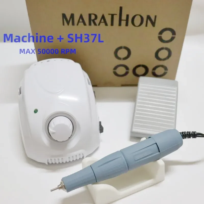 

STRONG MARATHON champion-3 H37LN Handle 45000rpm Electric Nail Drill STRONG 210 Micro Motor Grinding Machine For Nail Art Tools