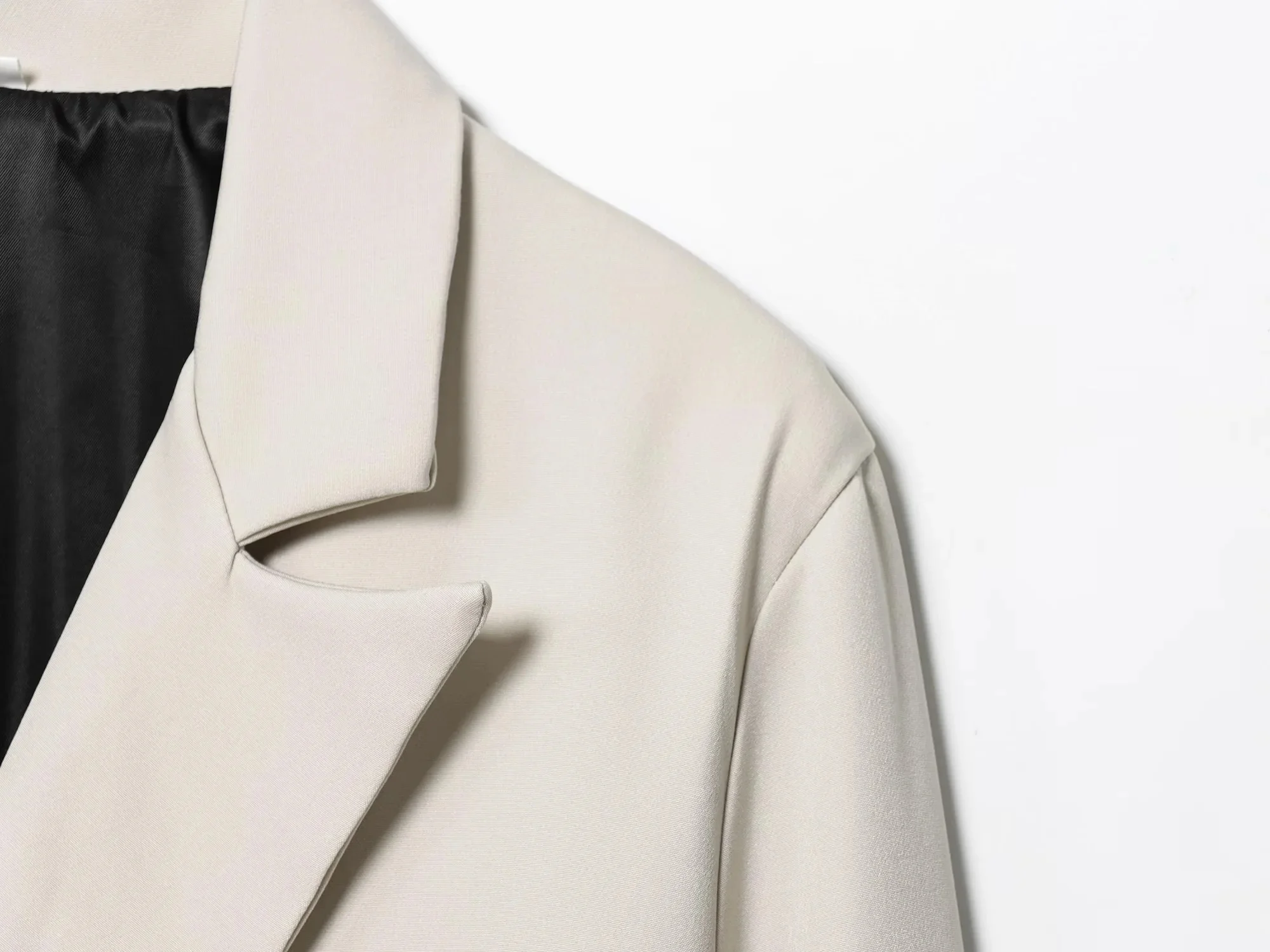 Kondala feminino minimalista marrom profundo solto blazer lapela com decote em v manga longa blazer 2025 outono nova moda commute mujer blazer