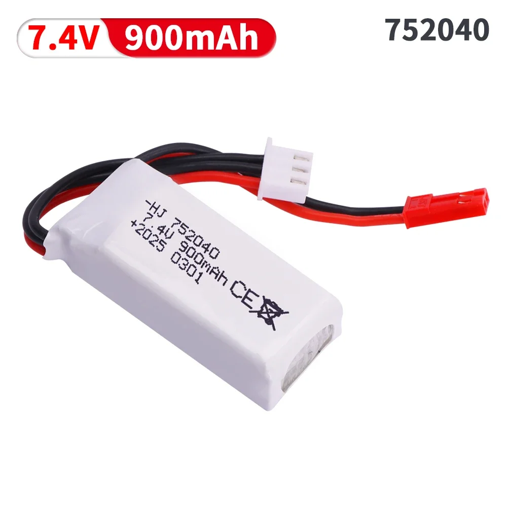 إتش جي 2S 752040   بطارية ليبو 7.4 فولت 500 مللي أمبير في الساعة لـ Radiolink A560 جناح ثابت Rc سيارة RC ألعاب أجزاء طائرة نموذجية بطارية 35C 7.4 فولت