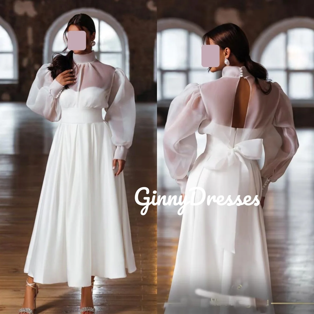 

Party Dresses Customize A-Line Scoop Neckline Zipper Up Elegant Party Dresses For Women Ruffle Floor-Length Dresses For Special