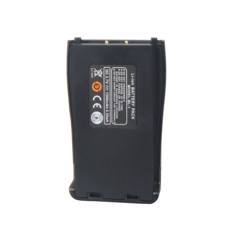 BF-888S Baofeng Walkie Talkie Battery BL-1 3.7V 1500mAh Li-ion Rechargeable Battery Pack for BF-88E BF-777S BF-666S Radios