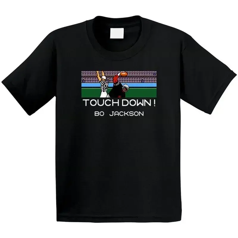 Tecmo Bowl Bo Jackson Touchdown Cool Fun Kids T Shirt