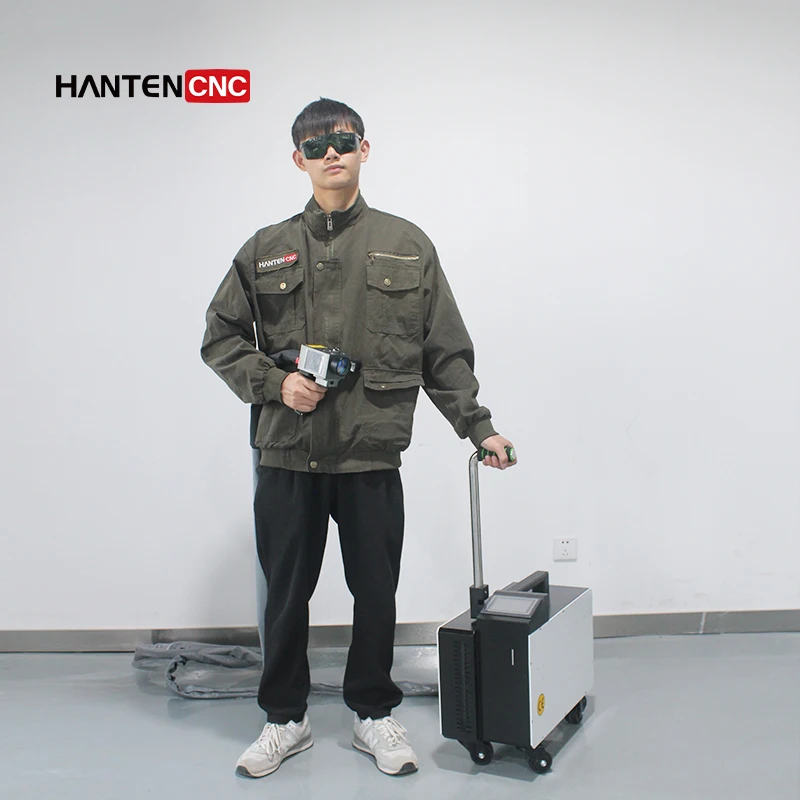 High-Power 300W Portable Laser Cleaner   for Auto Detailing  Rust Removal New