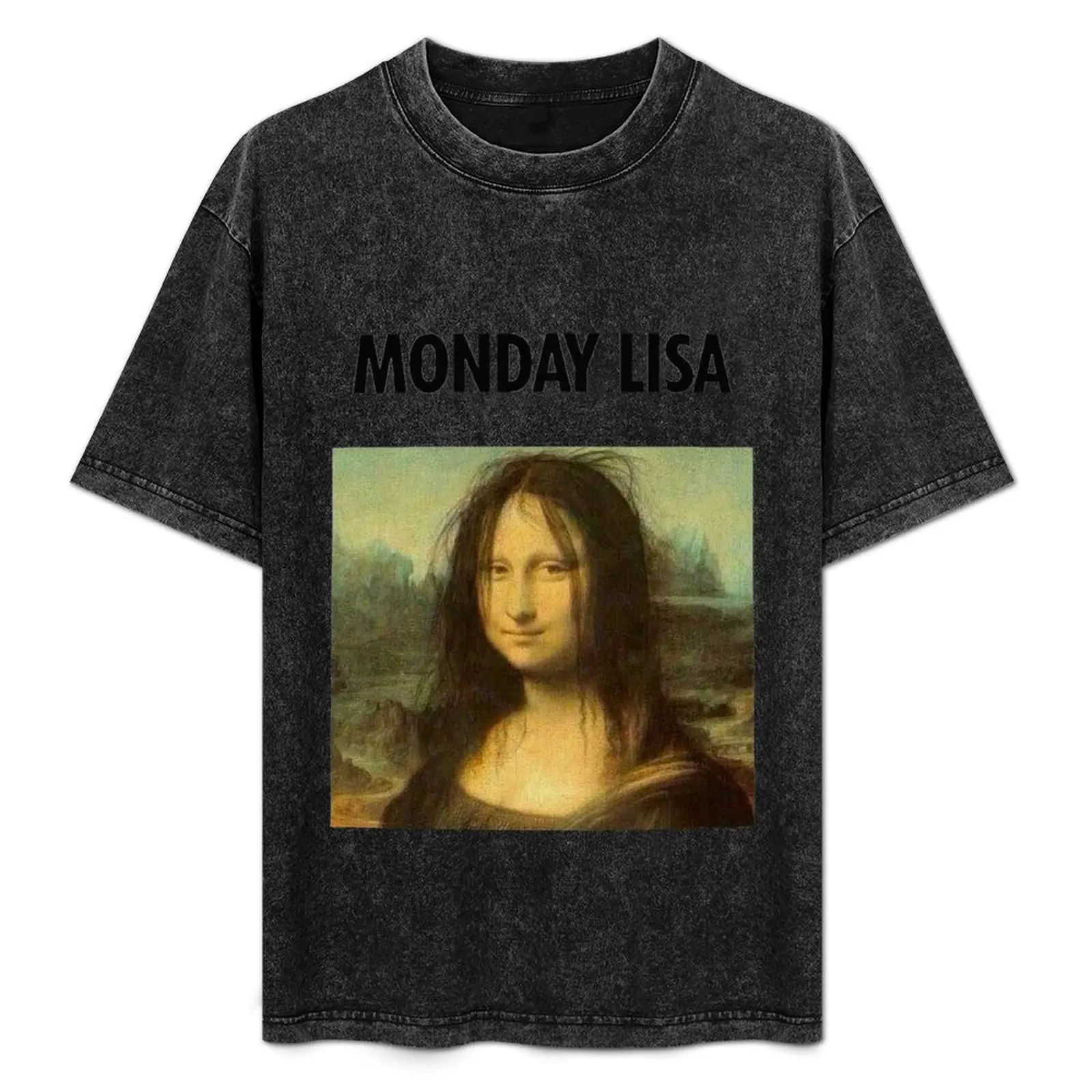 

Gioconda Monday T-Shirt vintage t shirts anime t shirts man clothes compression shirt men