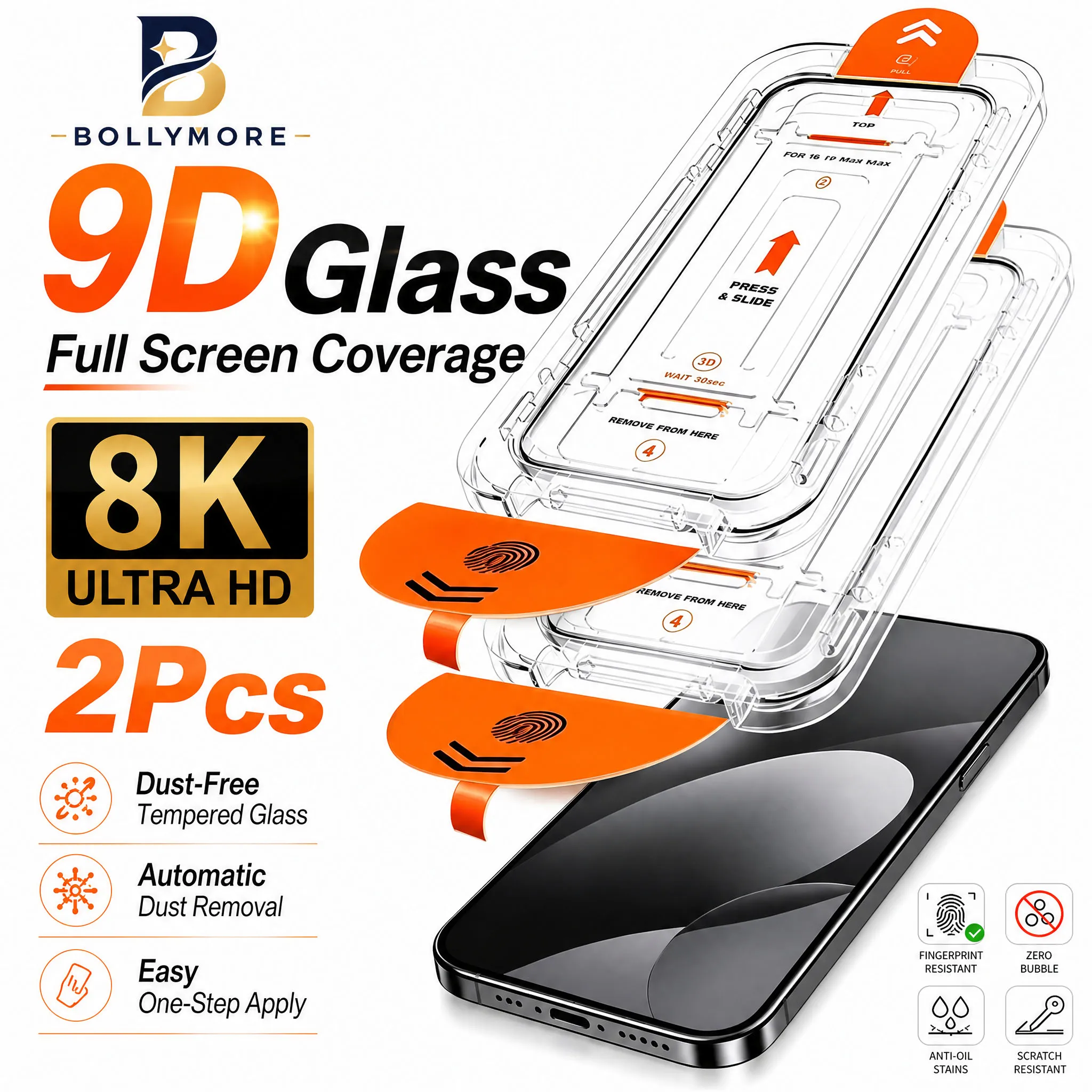 5-1Pcs Ultra HD 9D Full Coverage Tempered Glass Screen Protectors  For Samsung S26 S22 S23 S24 S25 Ultra High Definitio